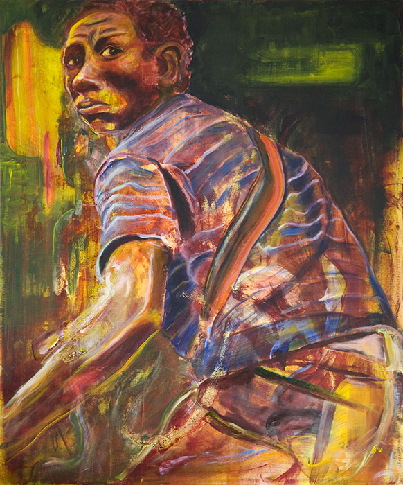 Believer (2010), 100x120 cm, Acrylic on canvas