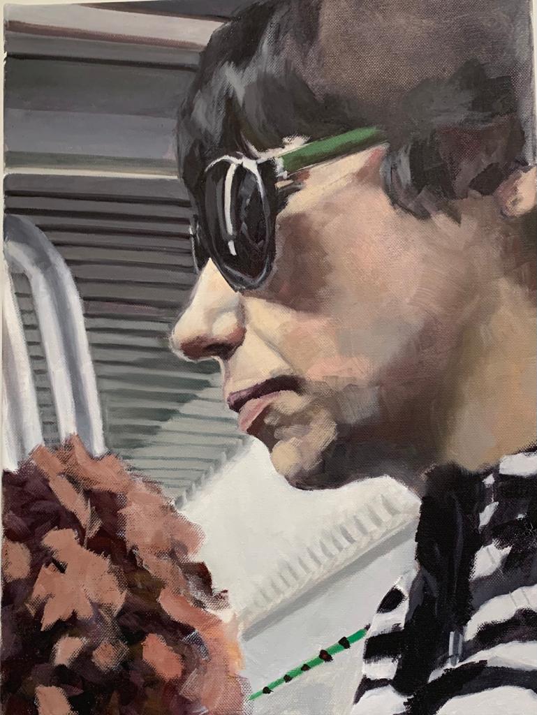 Metro Barca 5 stops (2018), 30x40cm, Oil on canvas