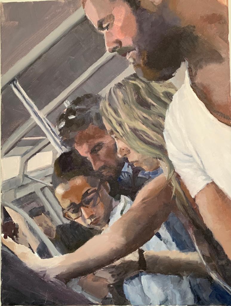 Once upon a time (2018), 30x40cm, Oil on canvas