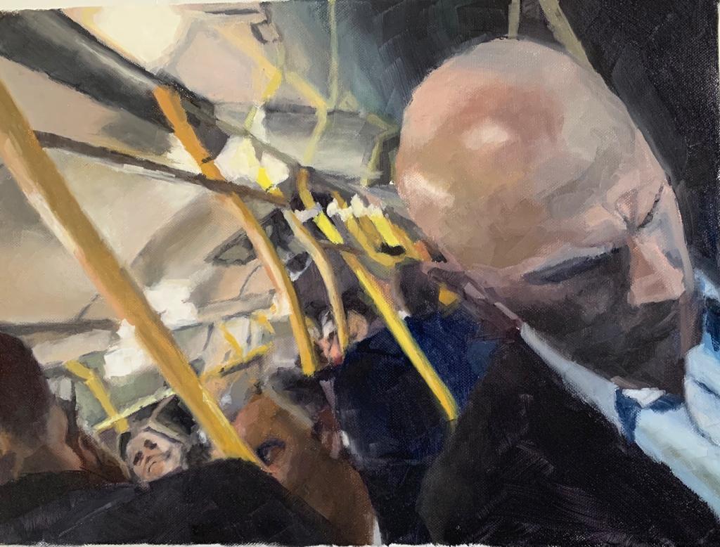 Awakening (2018), 30x40cm, Oil on canvas